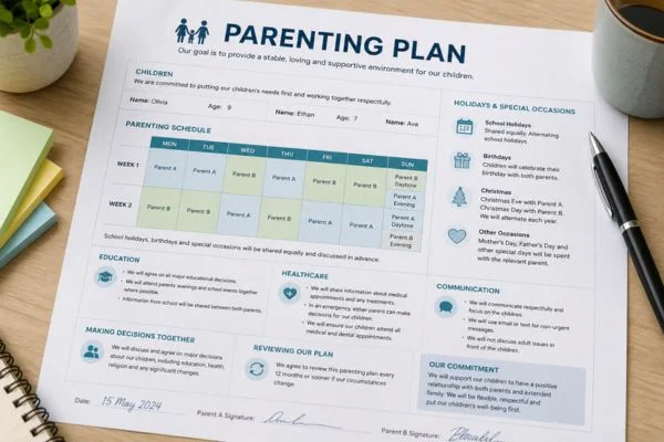 Understand parenting plans West Glamorgan